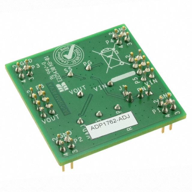 ADP1762-ADJ-EVALZ Analog Devices Inc.  Cartes d'évaluation - Régulateurs de tension linéaires